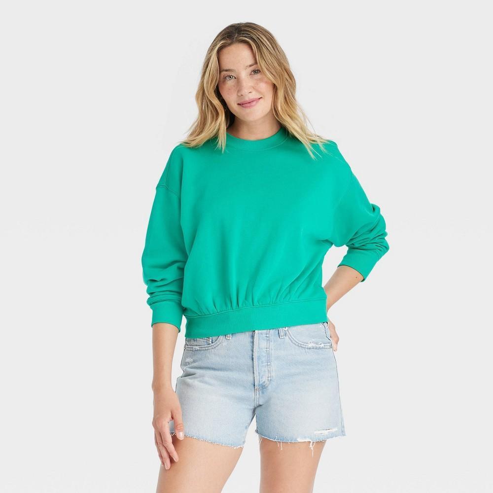 Womens Leisure Studio Pullover Sweatshirt - Universal Thread Heather XL Product Image