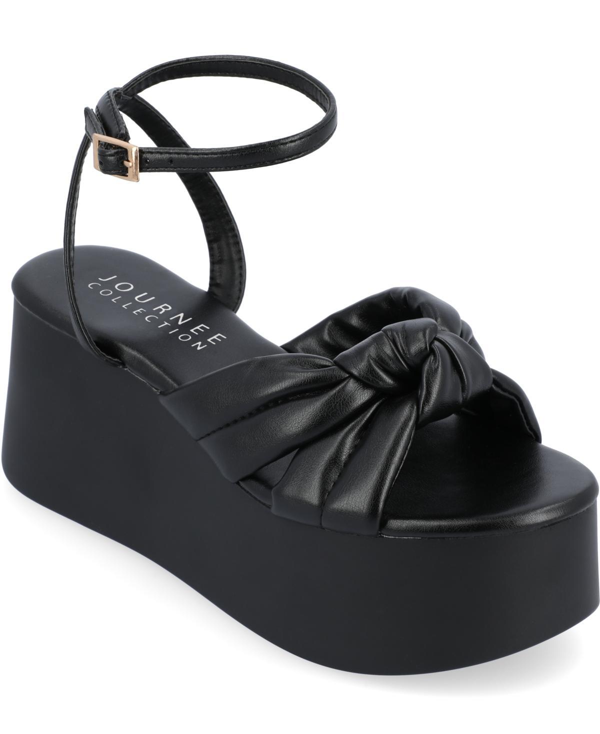 Journee Collection Womens Lailee Platform Sandals Product Image