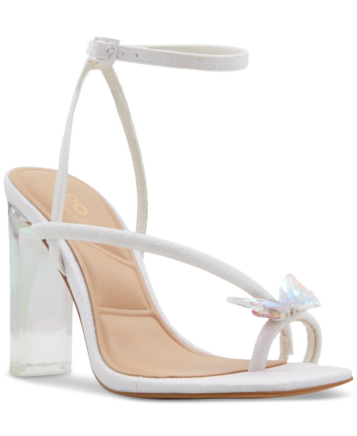 ALDO Pepela Glitter Toe Loop Butterfly Dress Sandals Product Image