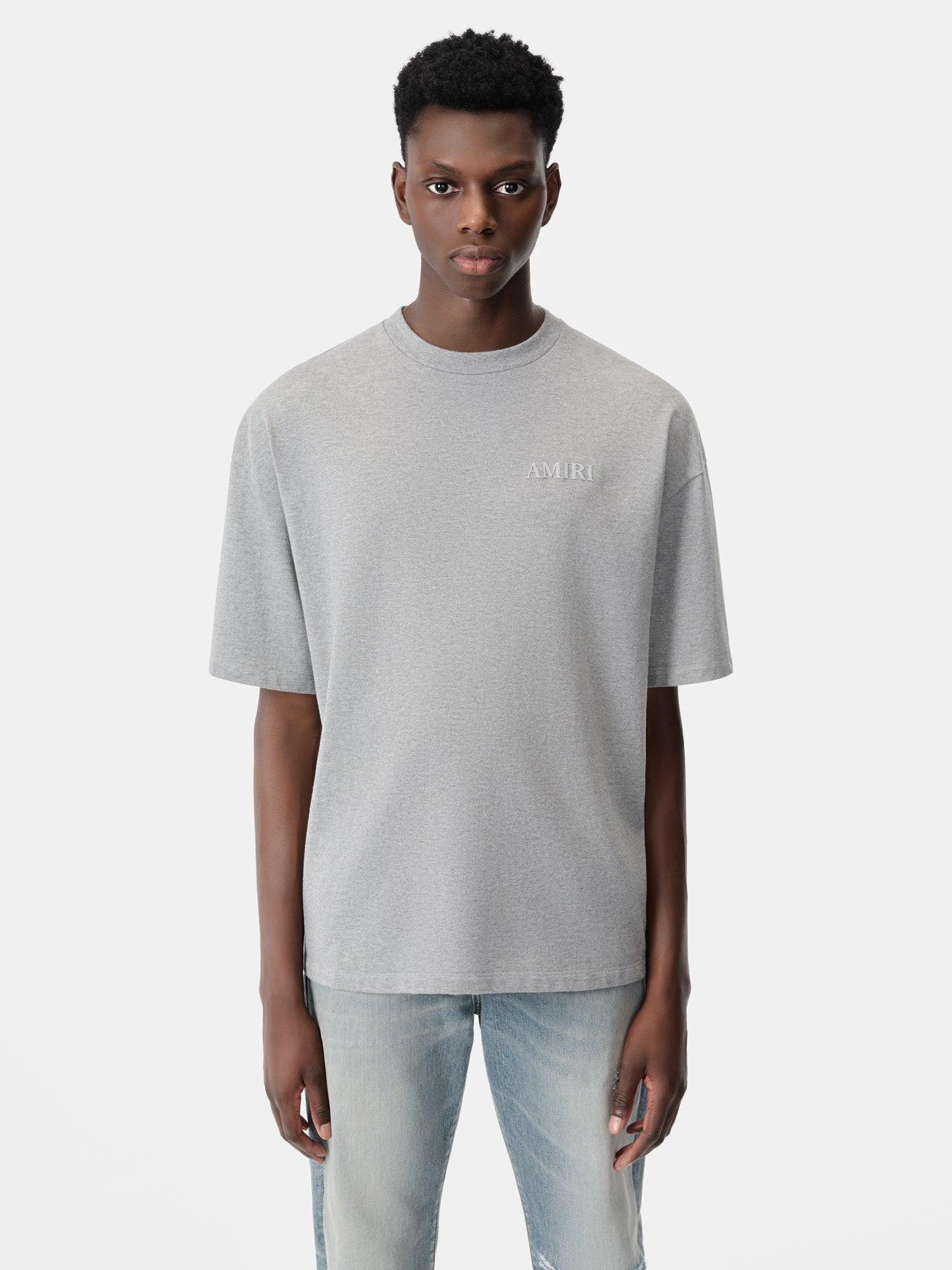 AMIRI OVERSIZED TEE - Grey Male Product Image