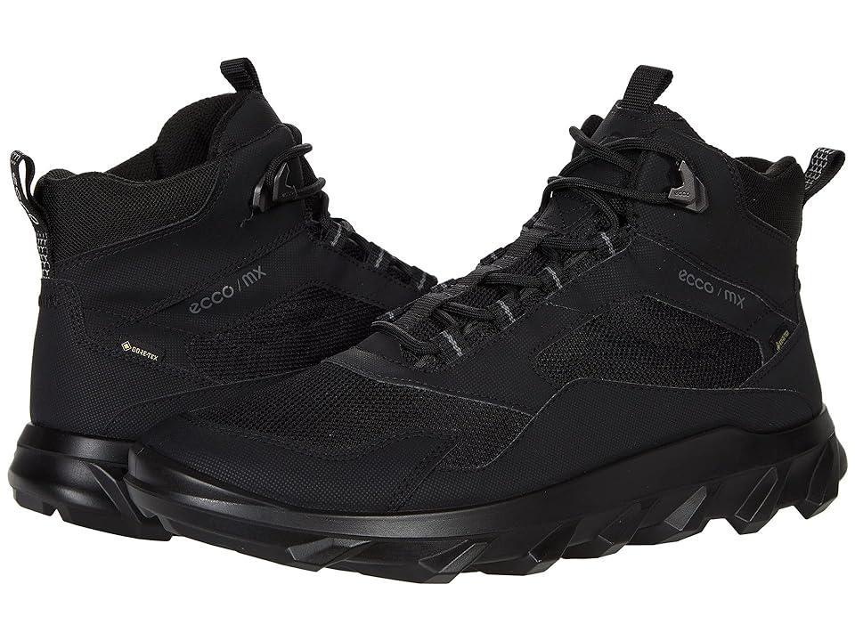 ECCO Sport MX Mid Boot GORE-TEX(r) Black Synthetic/Textile) Men's Shoes Product Image