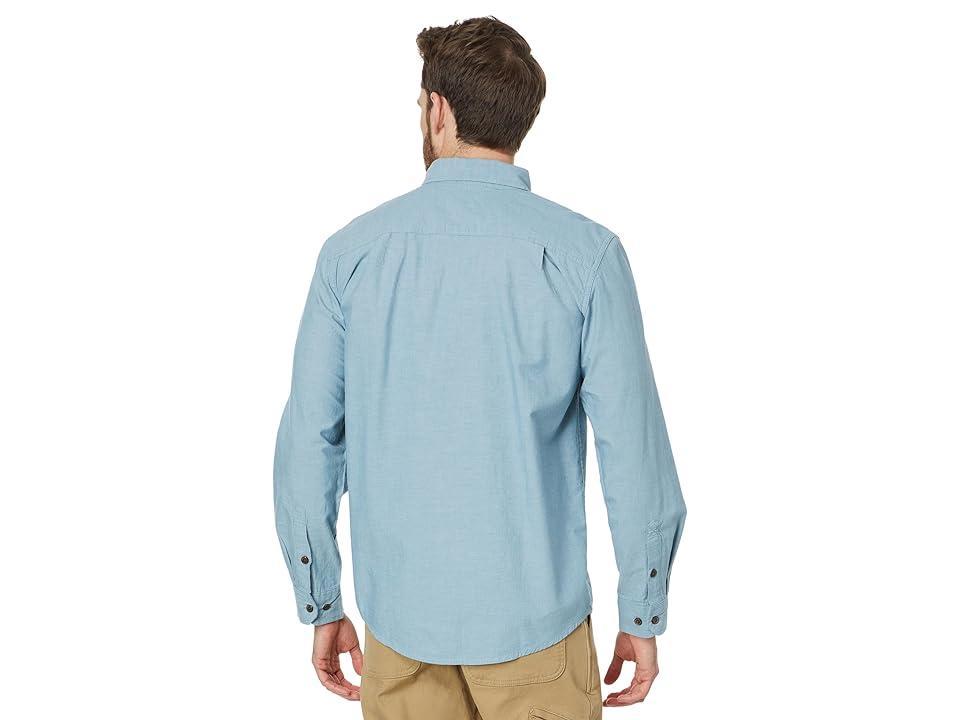 Carhartt Loose Fit Midweight Chambray Long Sleeve Shirt Chambray) Men's Clothing Product Image