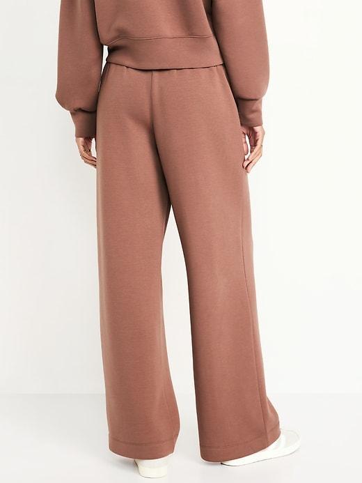 High-Waisted Bounce Fleece Wide-Leg Pants Product Image