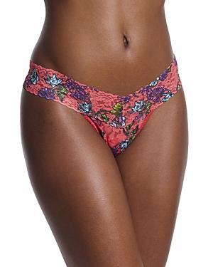 Hanky Panky Low Rise Signature Leopard Print Lace Thong Product Image