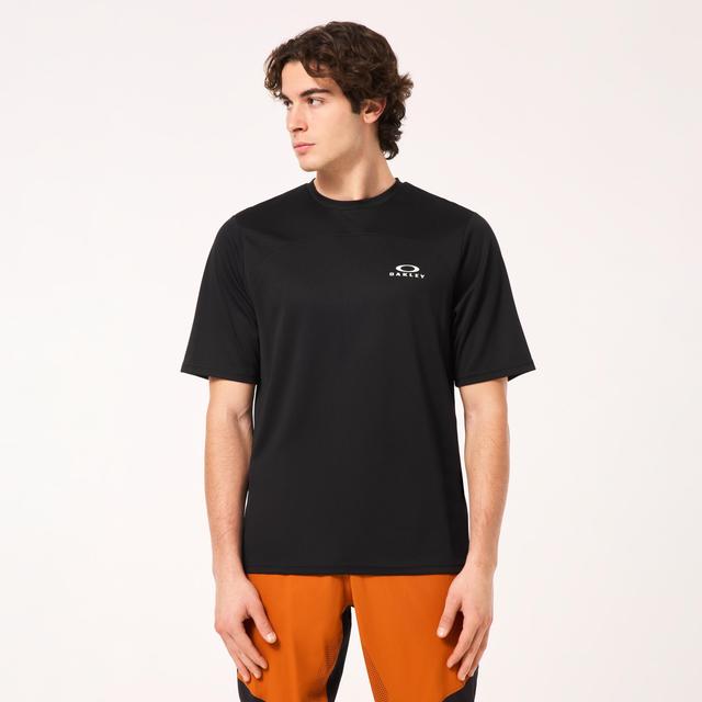 Oakley Free Ride SS Jersey - Black/White | Oakley® Product Image