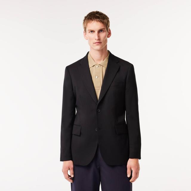 Men’s Lacoste Slim Fit Stretch Woolen Jacket Product Image