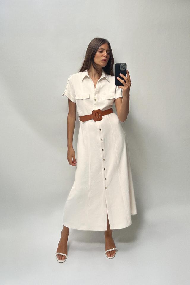 BELTED SHIRTDRESS Product Image