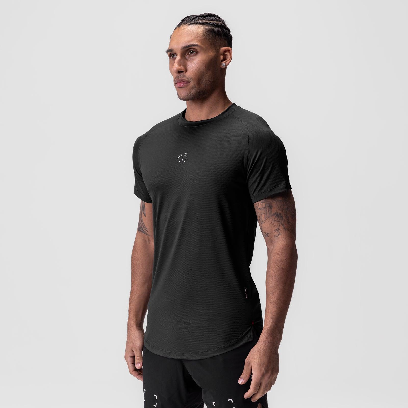 0660. AeroSilver® Established Tee - Black "RP" Male Product Image