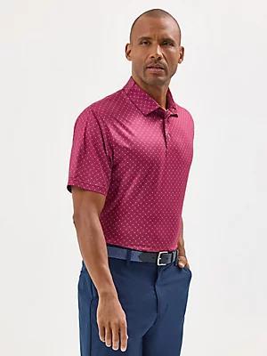 Men's Golf Series Diamond Geometric Print Polo Shirt | Men's Tops | Lee® Product Image