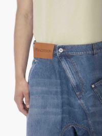 TWISTED WORKWEAR DENIM SHORTS in blue | JW Anderson US  Product Image