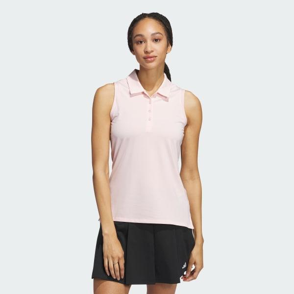 Ultimate365 Solid Sleeveless Polo Shirt Product Image