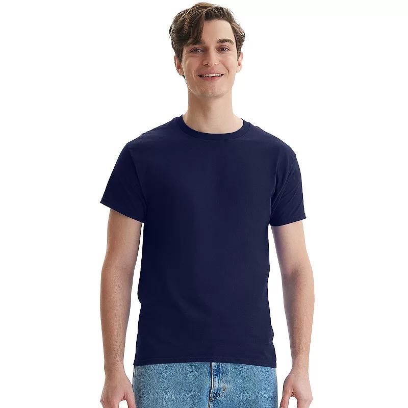 Mens Hanes Essentials 4-Pack Cotton T-Shirt Product Image