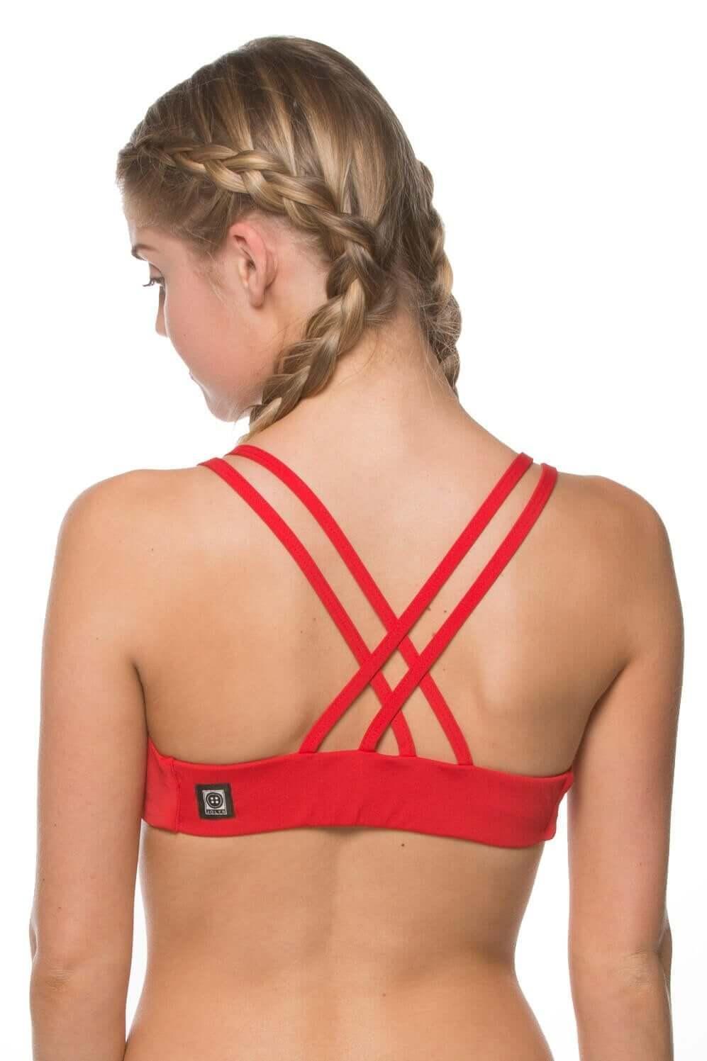 Fendrick Bikini Top - Red Female Product Image