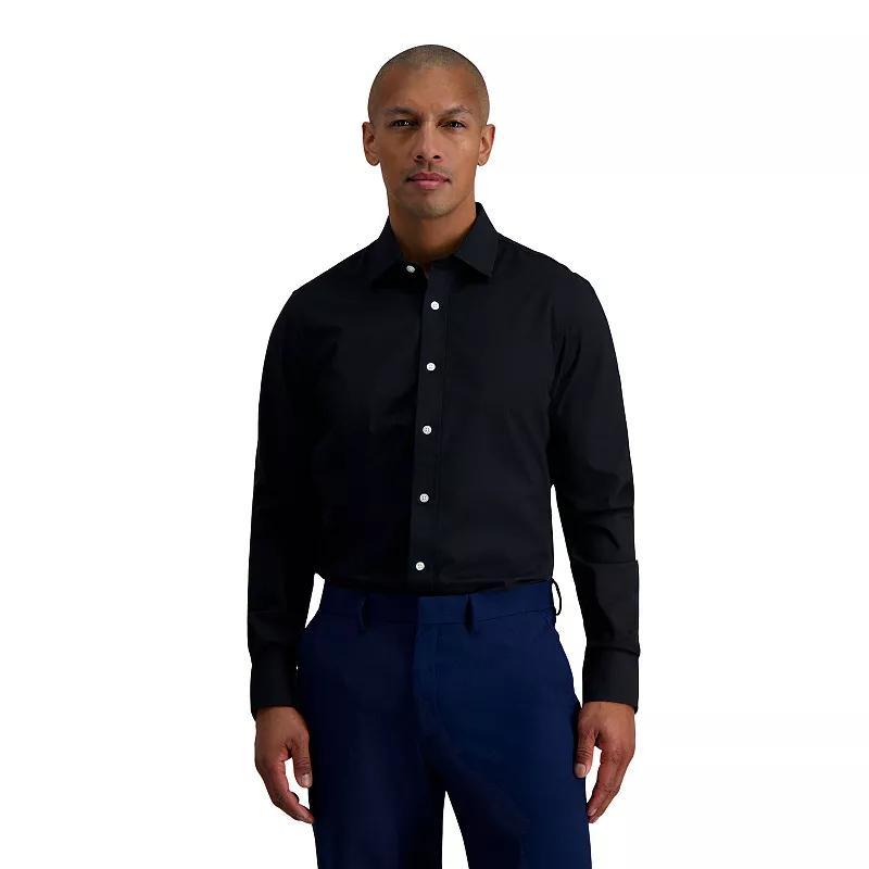 Mens Haggar Premium Comfort Slim Fit Wrinkle Resistant Dress Shirt Product Image