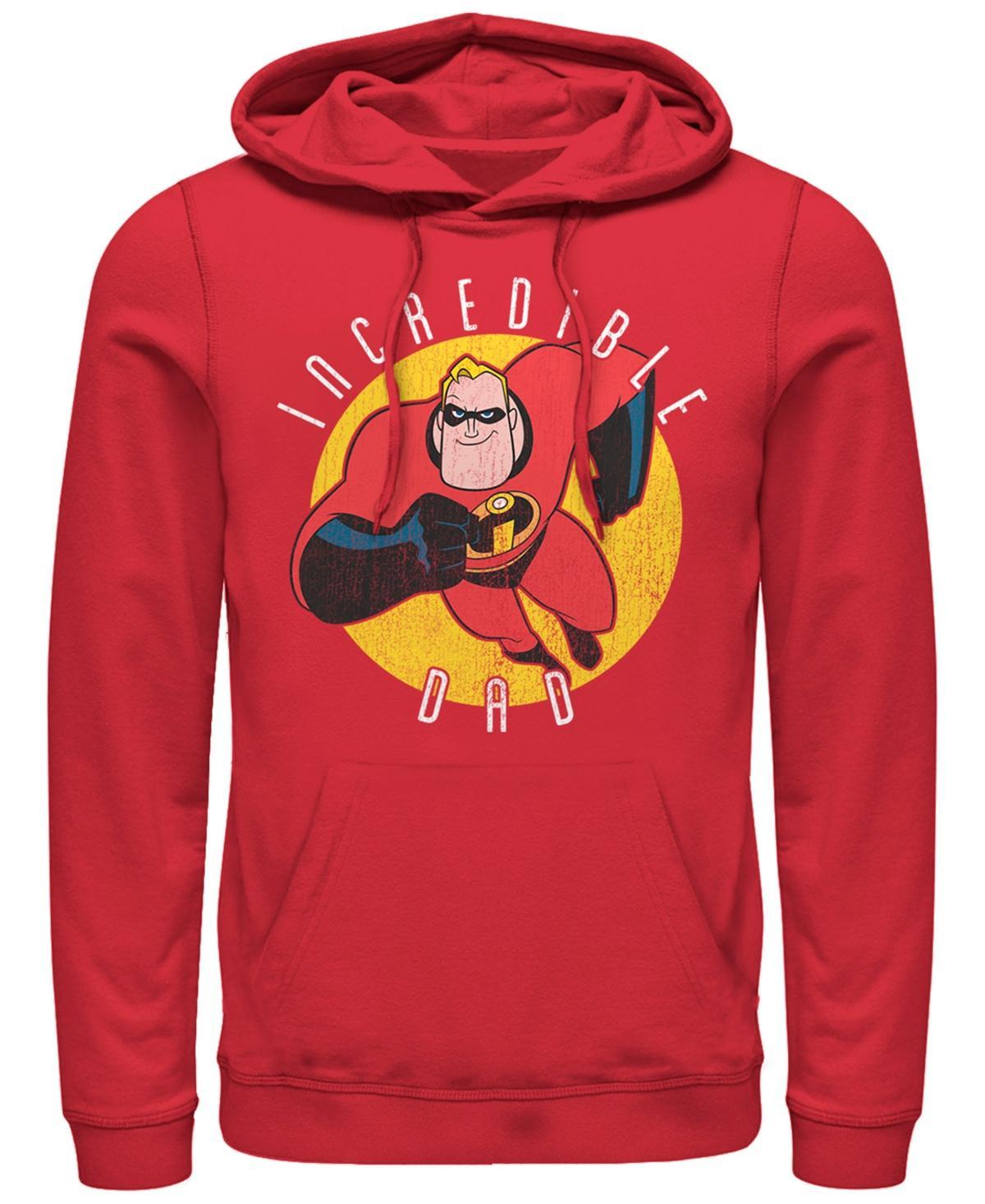 Mens Disney / Pixar Incredibles Mr. Incredible Dad Pullover Hoodie Product Image