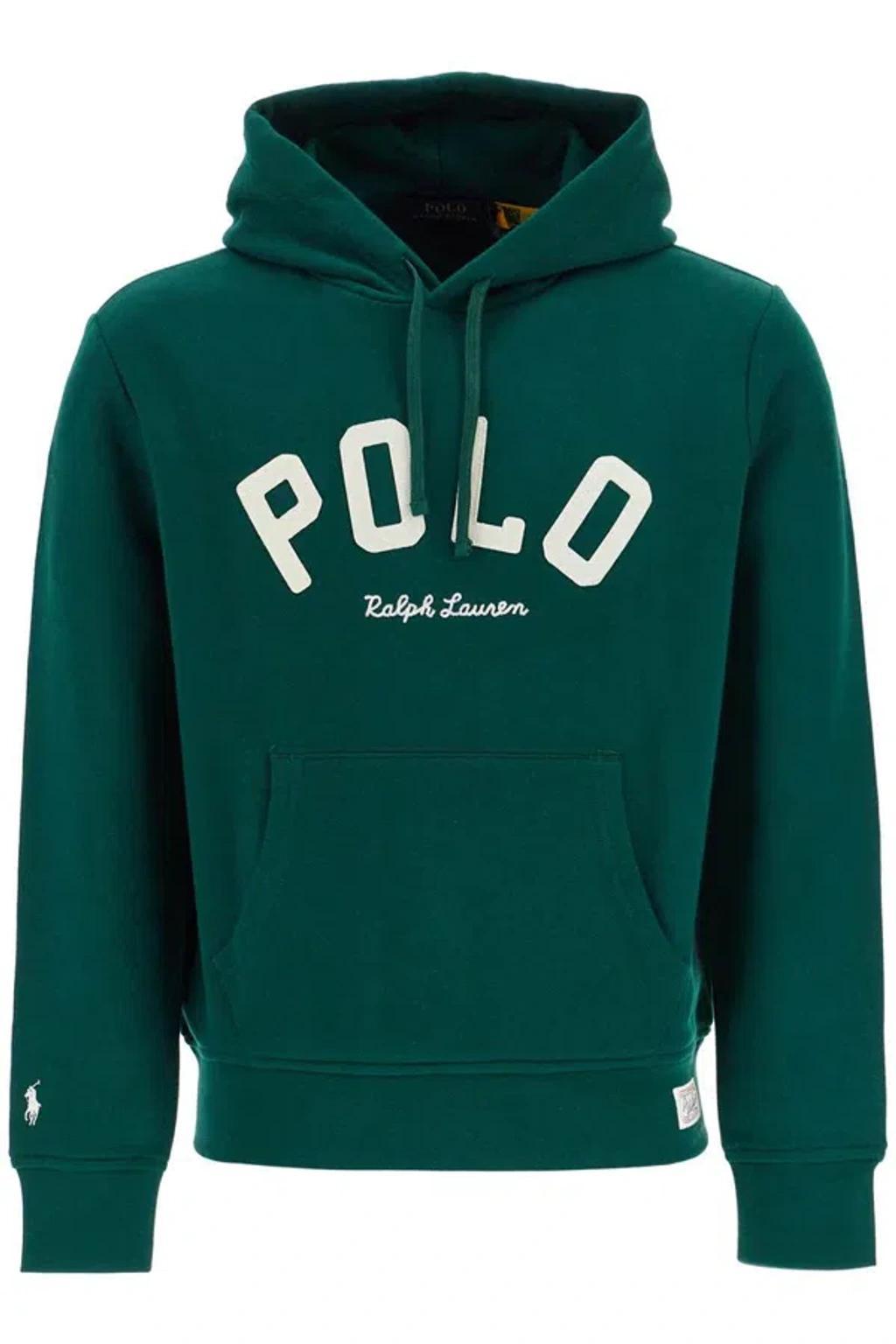 POLO RALPH LAUREN Hooded Sweatshirt With In Green Product Image