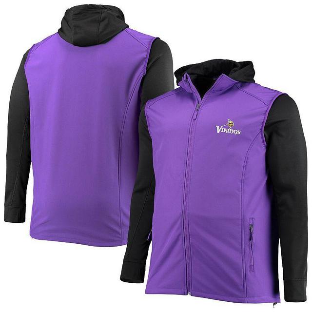 Mens Dunbrooke /Black Minnesota Vikings Big & Tall Alpha Full-Zip Hoodie Jacket Product Image