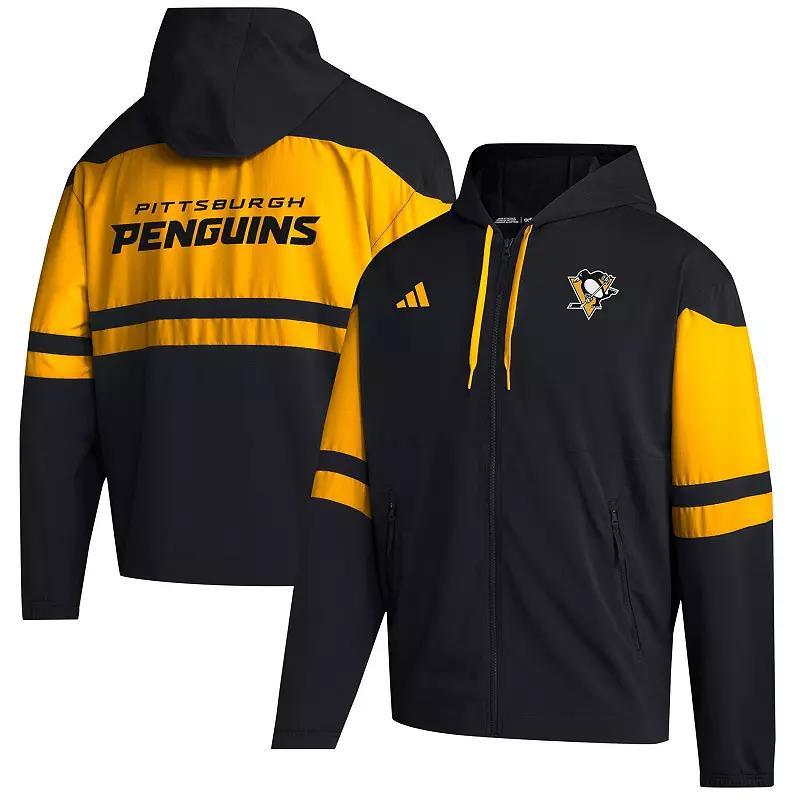 Mens adidas Pittsburgh Penguins Full-Zip Hoodie Product Image