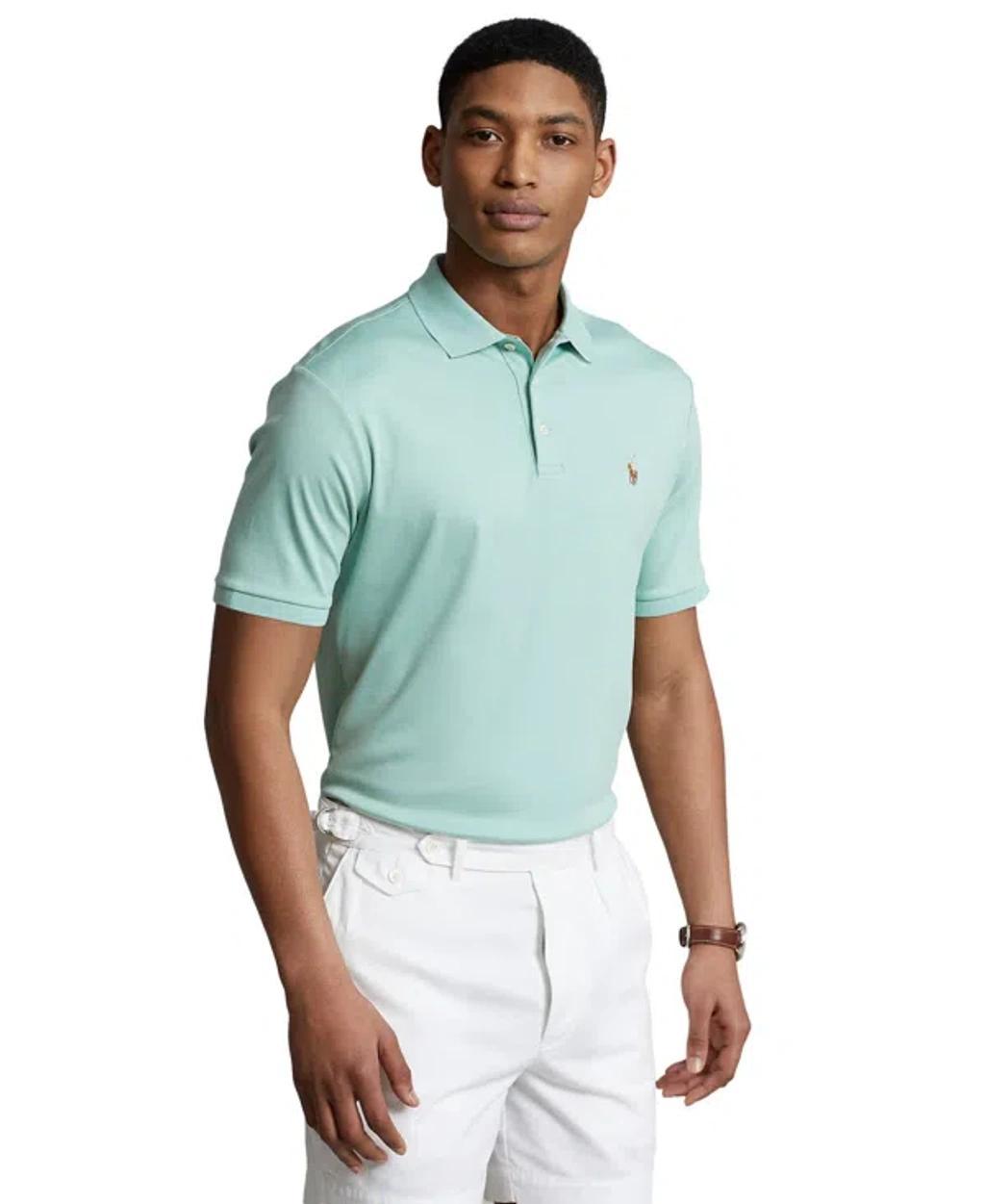 Mens Classic-Fit Cotton Polo Shirt Product Image