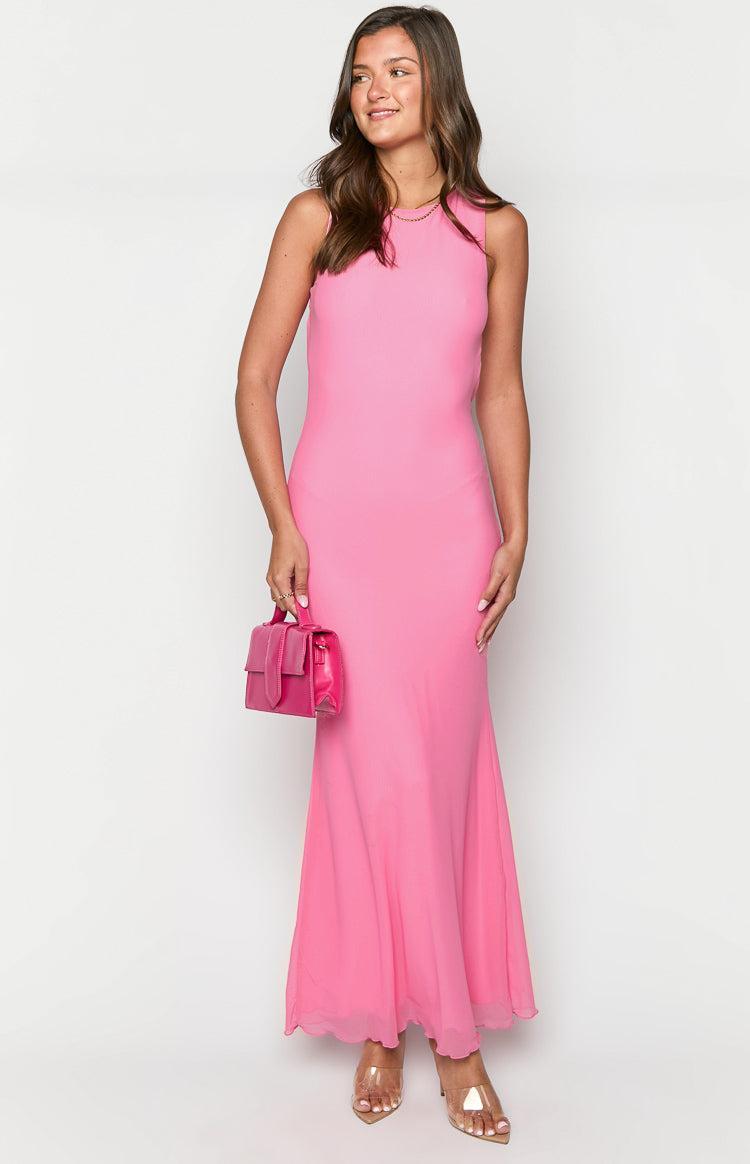 Pemela Pink Maxi Dress Product Image