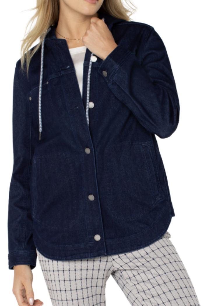 Hooded Shirt Jacket Product Image