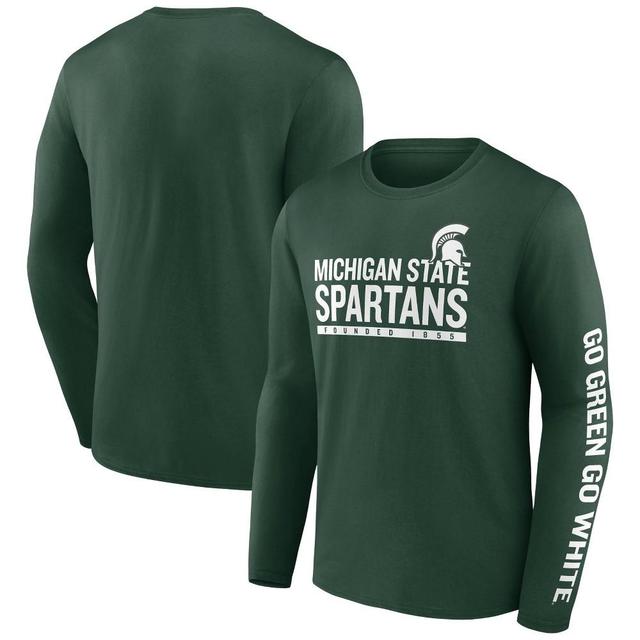 NCAA Michigan State Spartans Mens Chase Long Sleeve T-Shirt Product Image