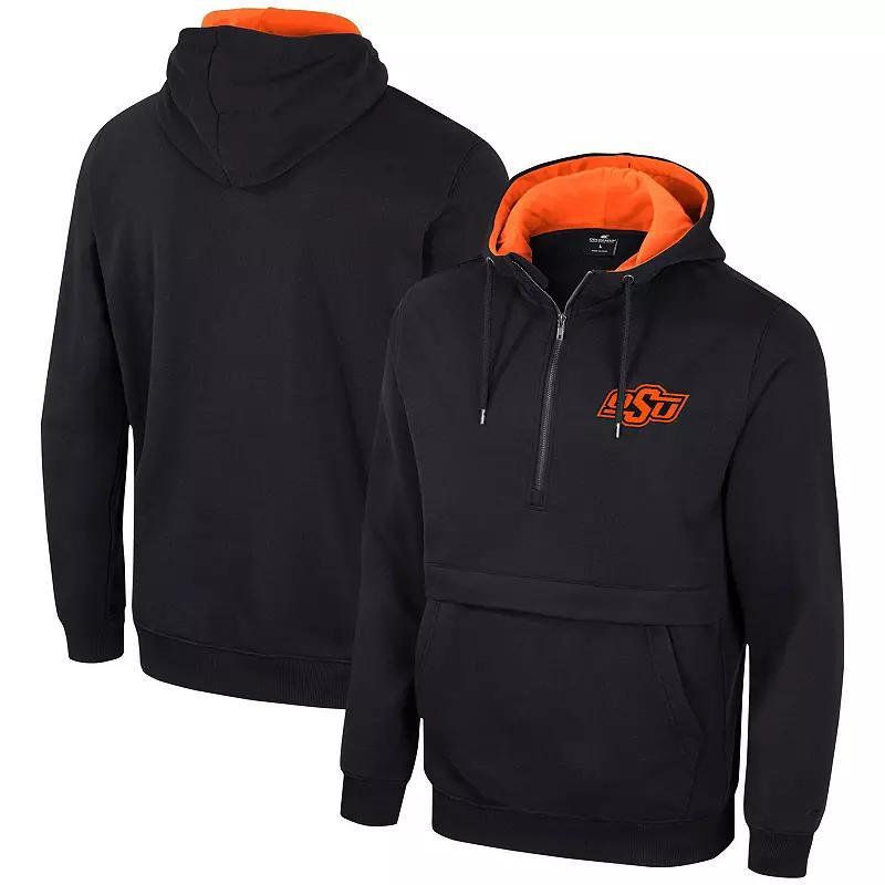 Mens Colosseum Oklahoma State Cowboys Half-Zip Hoodie Product Image