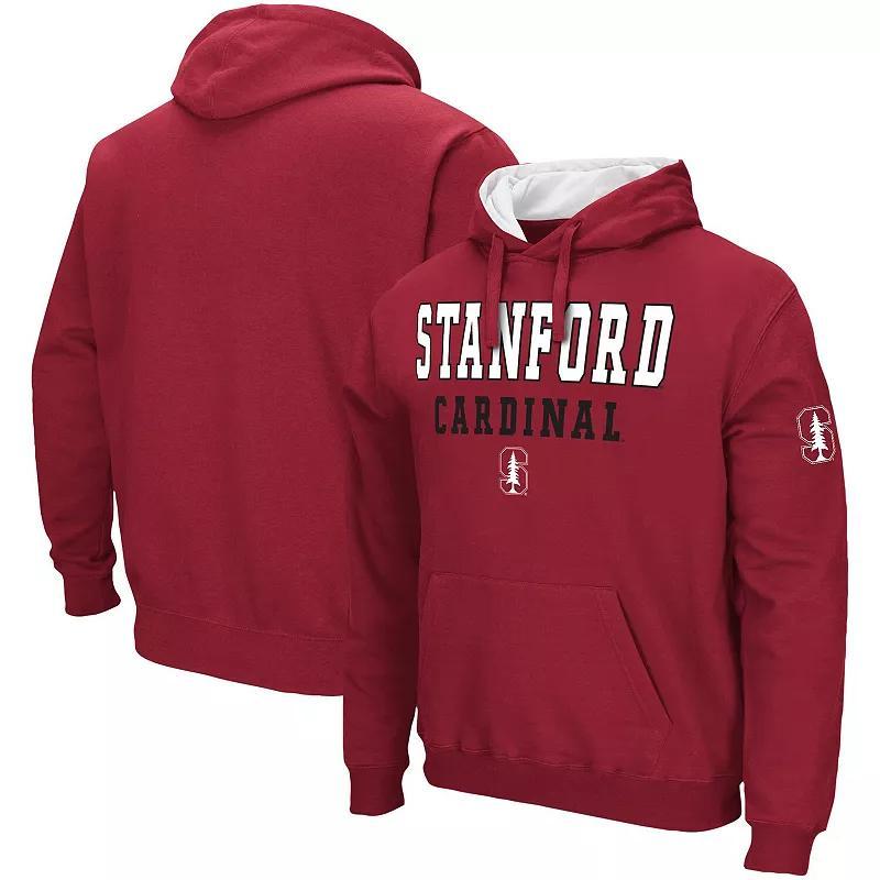 Colosseum Mens Stanford Cardinal Sunrise Pullover Hoodie Product Image