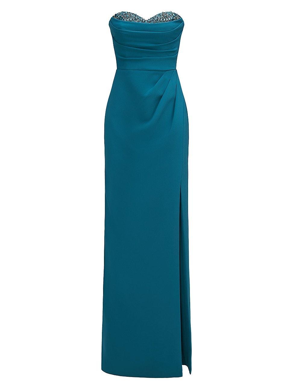 Womens Anastasia Embellished Strapless Gown Product Image