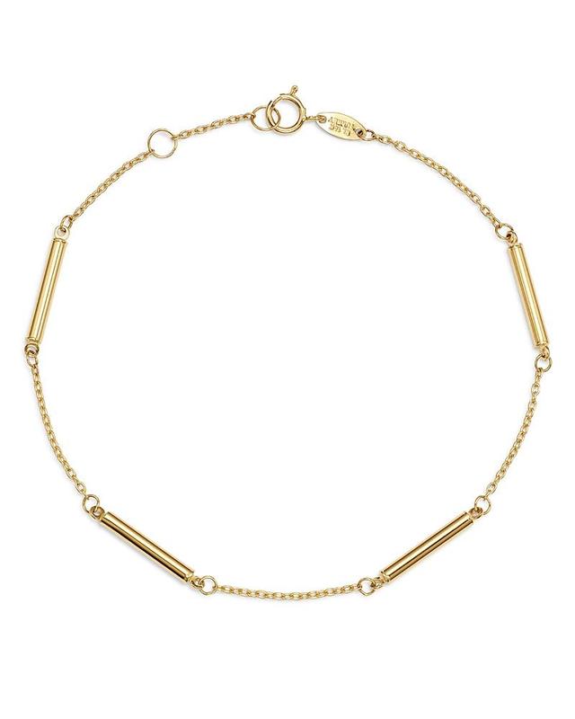 Moon & Meadow Bar Station Bracelet in 14K Yellow Gold - 100% Exclusive Product Image