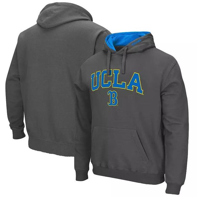 Mens Colosseum Charcoal UCLA Bruins Arch & Logo 3.0 Pullover Hoodie Product Image