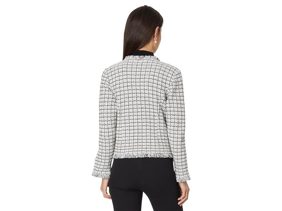 Womens Cotton-Blend Grid Jacket Product Image