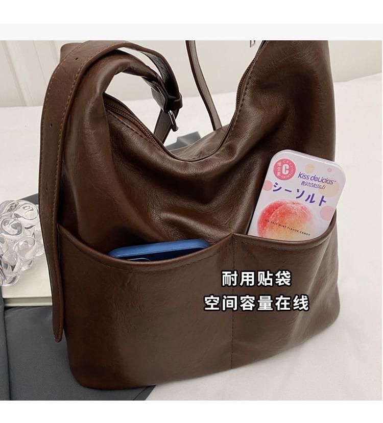 Faux Leather Tote Bag Product Image