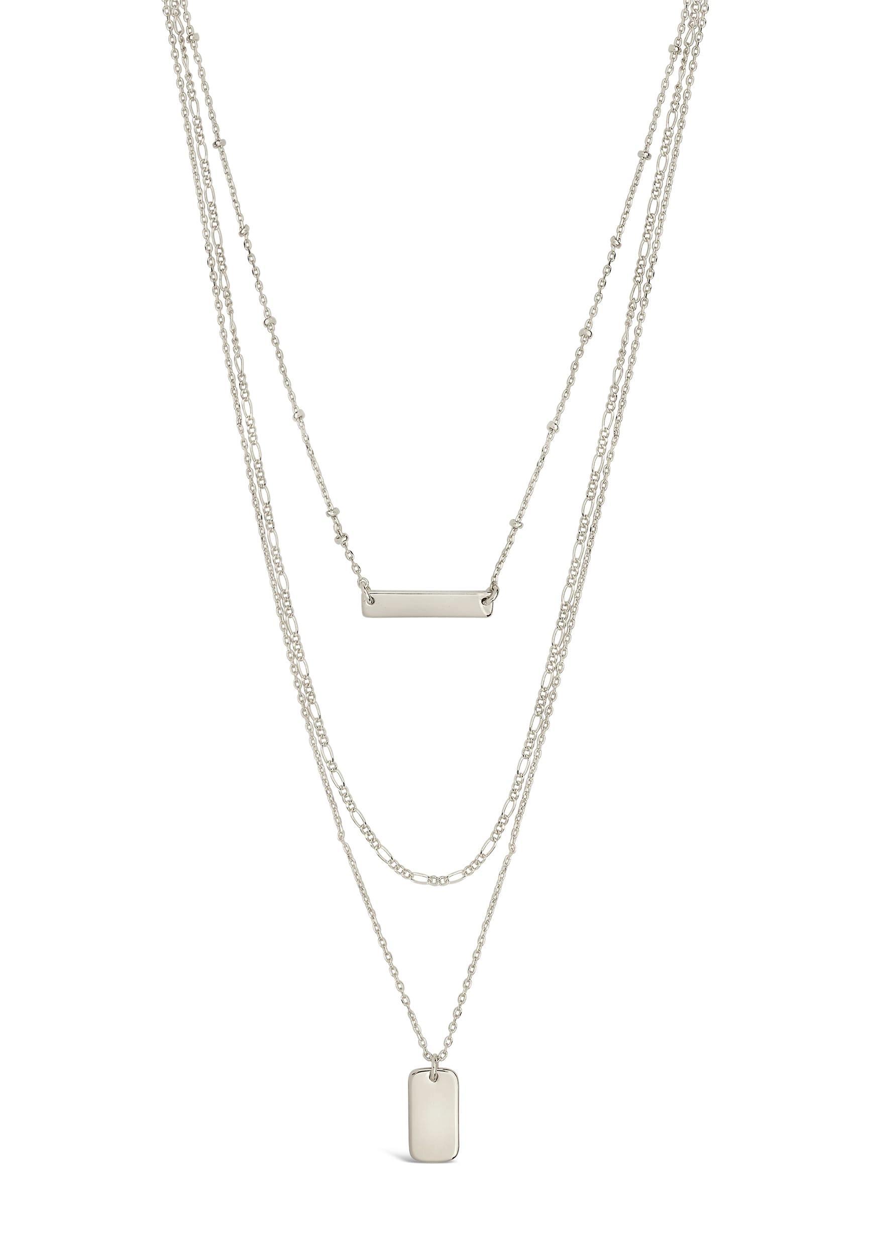 Triple Layered Bar Necklace Product Image