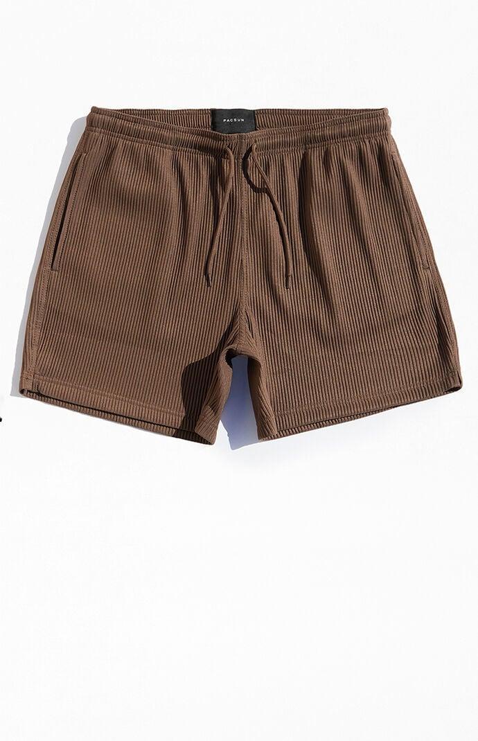 Men's Ribbed Shorts - Product Image