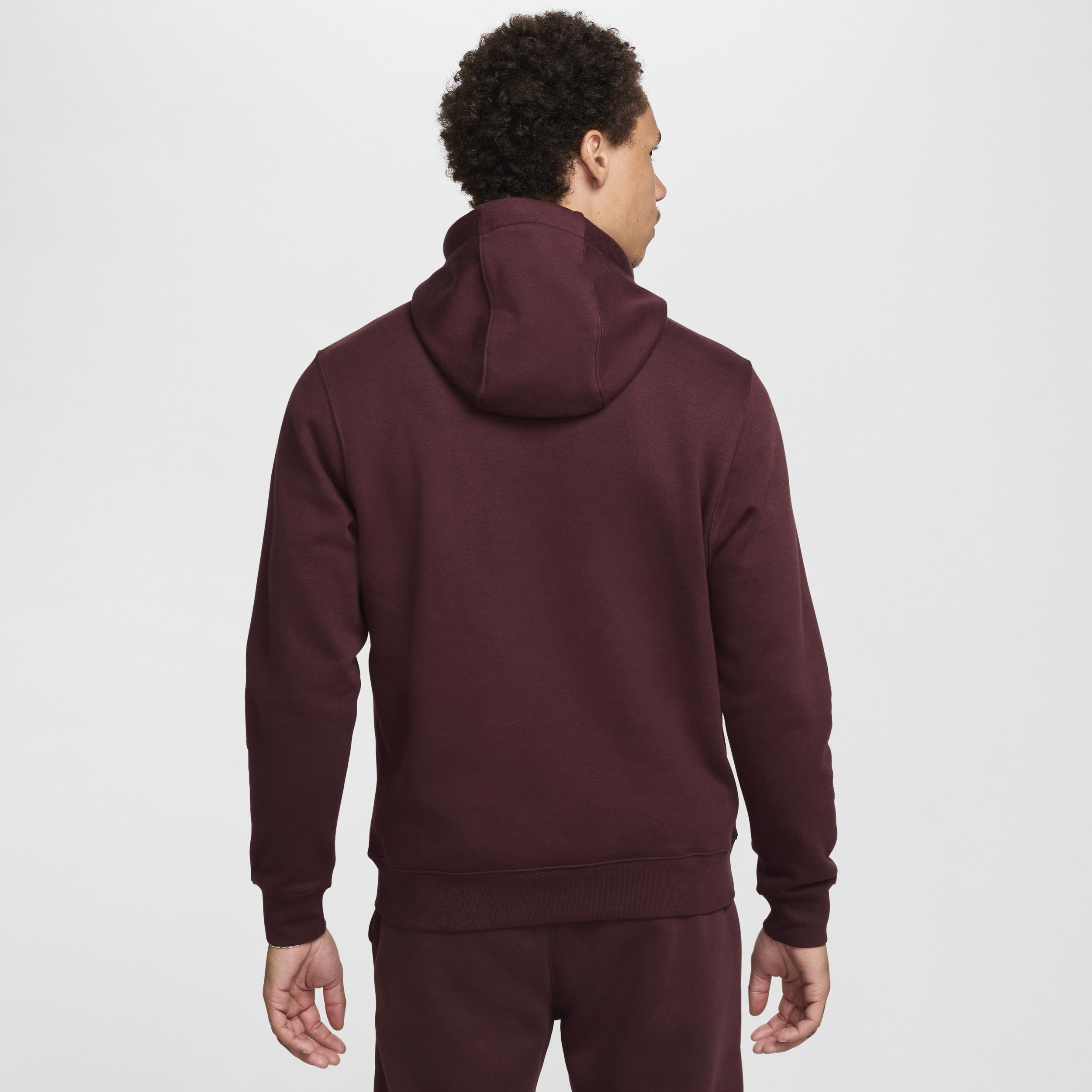 Nike Mens Nike Club Pullover Hoodie - Mens Maroon/Maroon Product Image