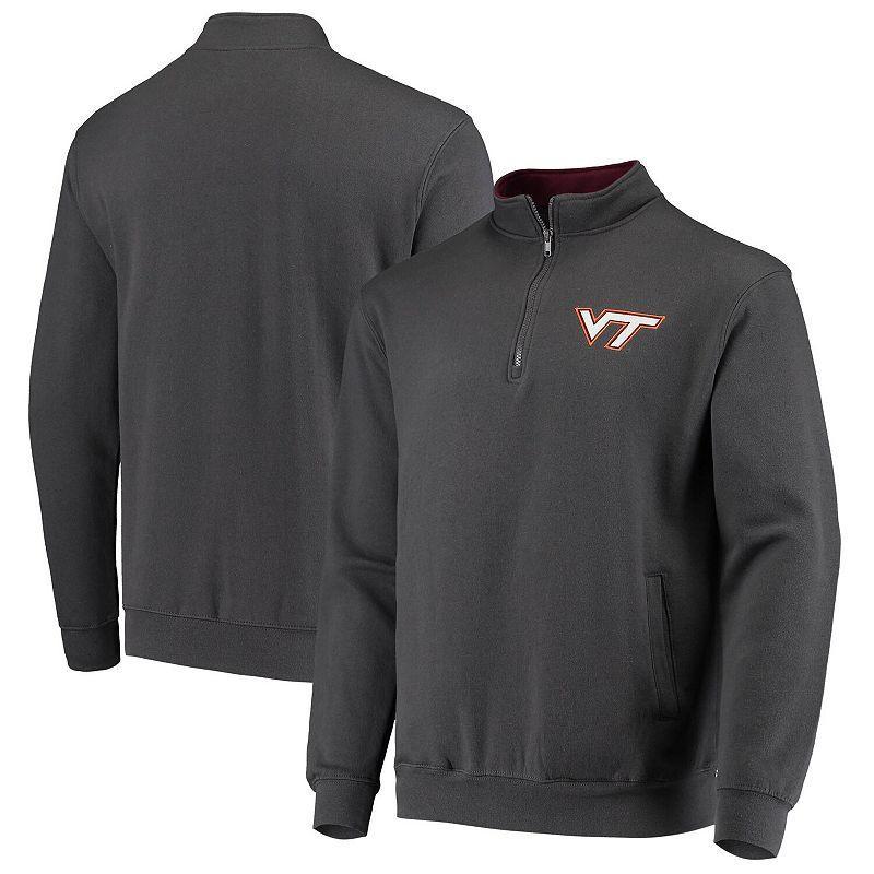 Colosseum Mens Virginia Tech Hokies Tortugas Logo Quarter-Zip Jacket Product Image