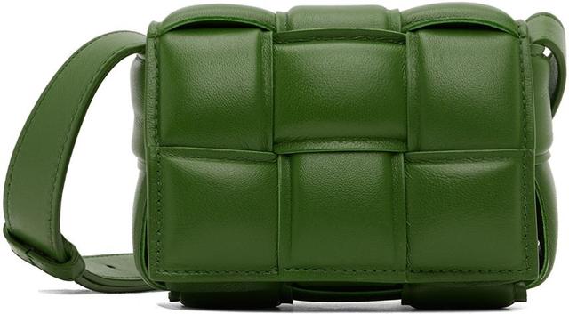 BOTTEGA VENETA Green Candy Padded Cassette Bag In 3141 Avocado Gold Product Image