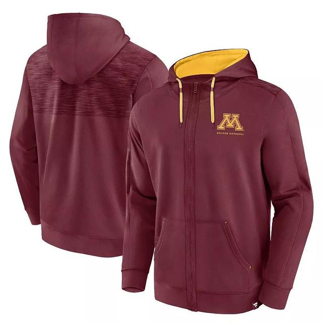 Mens Fanatics Branded Maroon Minnesota Golden Gophers Power Index Full-Zip Hoodie Product Image