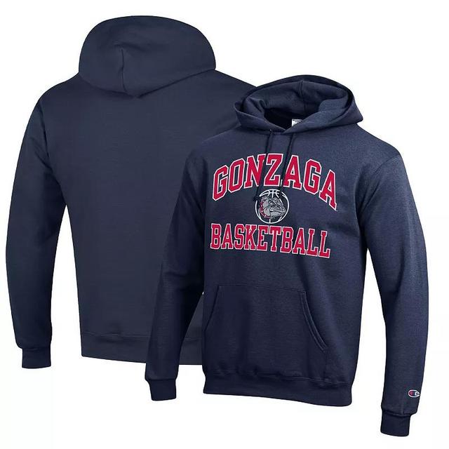 Mens Champion Navy Gonzaga Bulldogs Basketball Icon Powerblend Pullover Hoodie Zag Blue Product Image