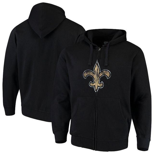 Mens G-III Sports by Carl Banks New Orleans Saints Primary Logo Full-Zip Hoodie Product Image