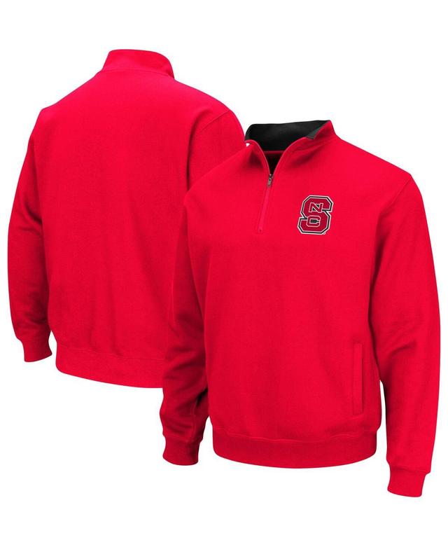 Mens Colosseum Red NC State Wolfpack Tortugas Quarter-Zip Sweatshirt Product Image