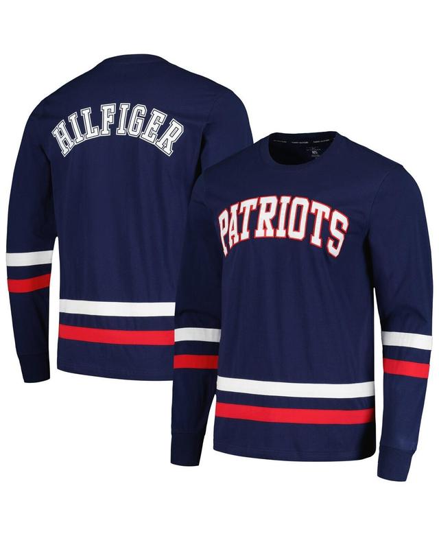 Mens Tommy Hilfiger Navy New England Patriots Nolan Long Sleeve T-shirt - Navy Product Image