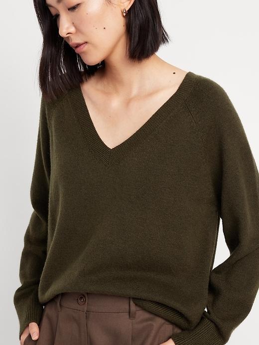 SoSoft Loose V-Neck Sweater Product Image