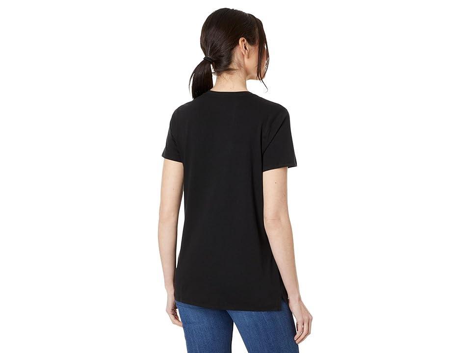 Carhartt Women's Relaxed Fit Lightweight V-Neck SS T-Shirt Black Product Image