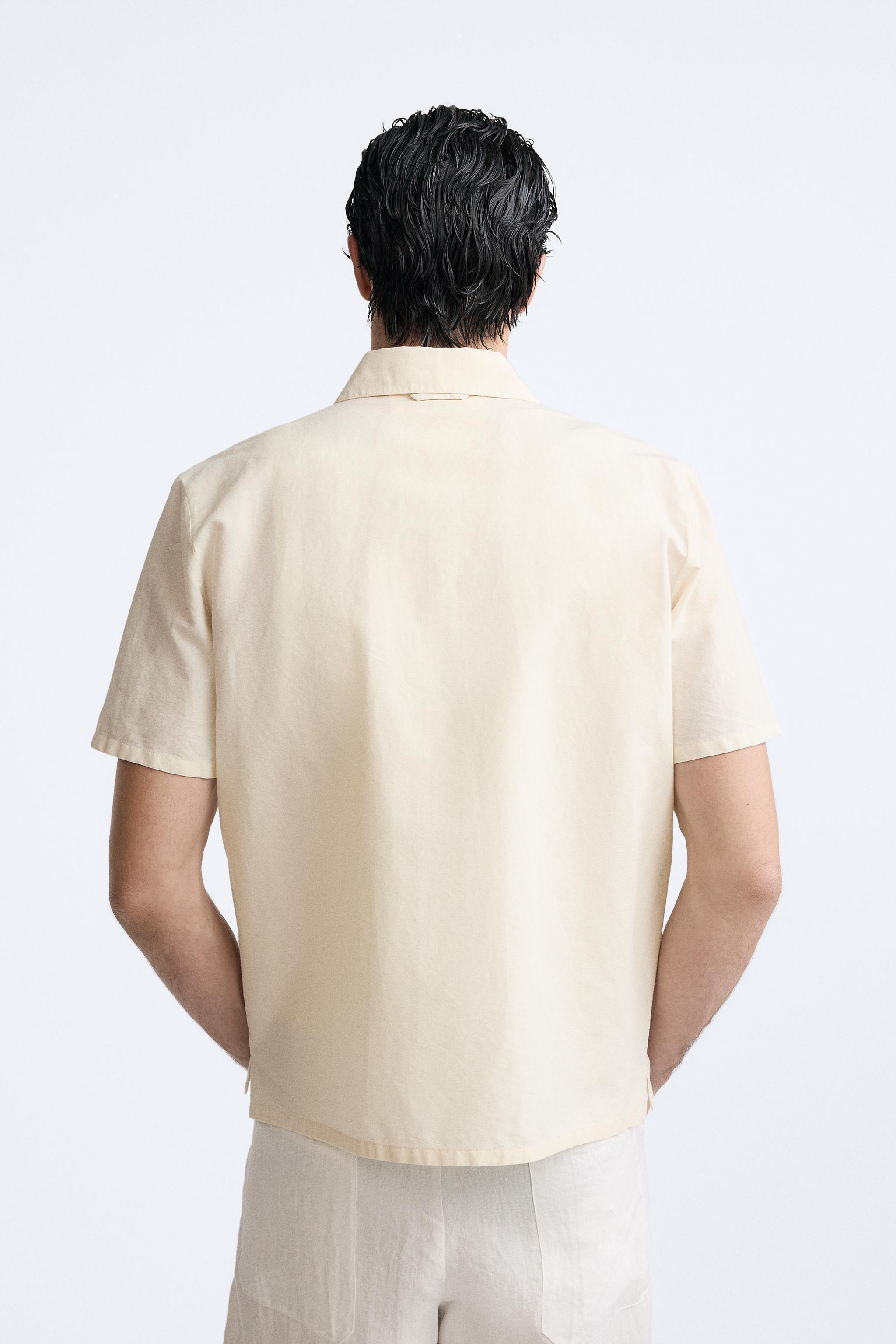 COTTON - LINEN BLEND SHIRT Product Image