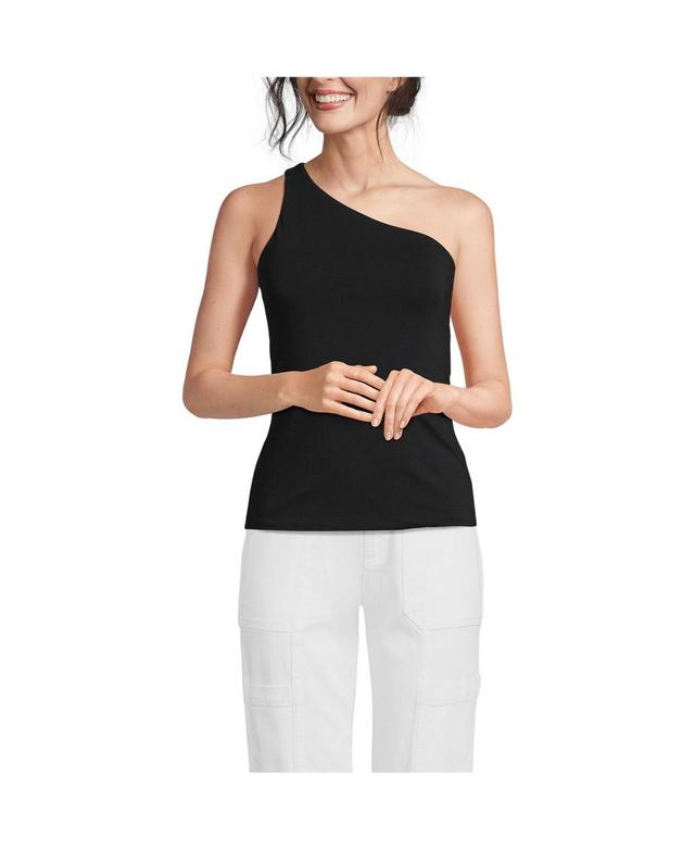 Lands End Womens Slender One Shoulder Top Product Image