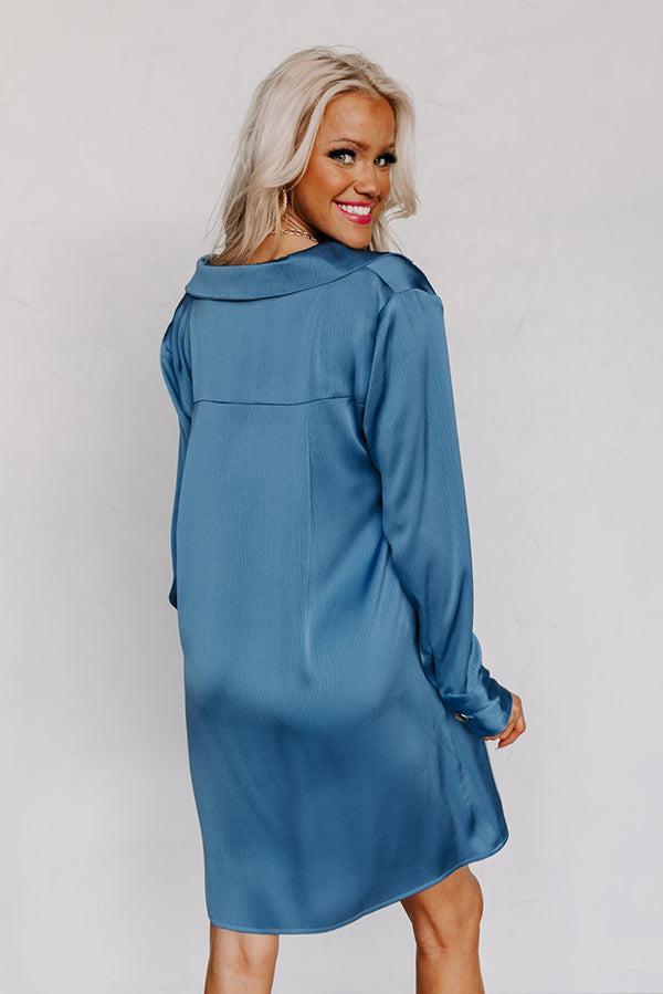 Love Crush Shift Dress in Ocean Blue Product Image