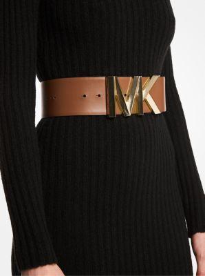 MICHAEL Michael Kors Michael Kors Womens Wide Logo Belt Product Image