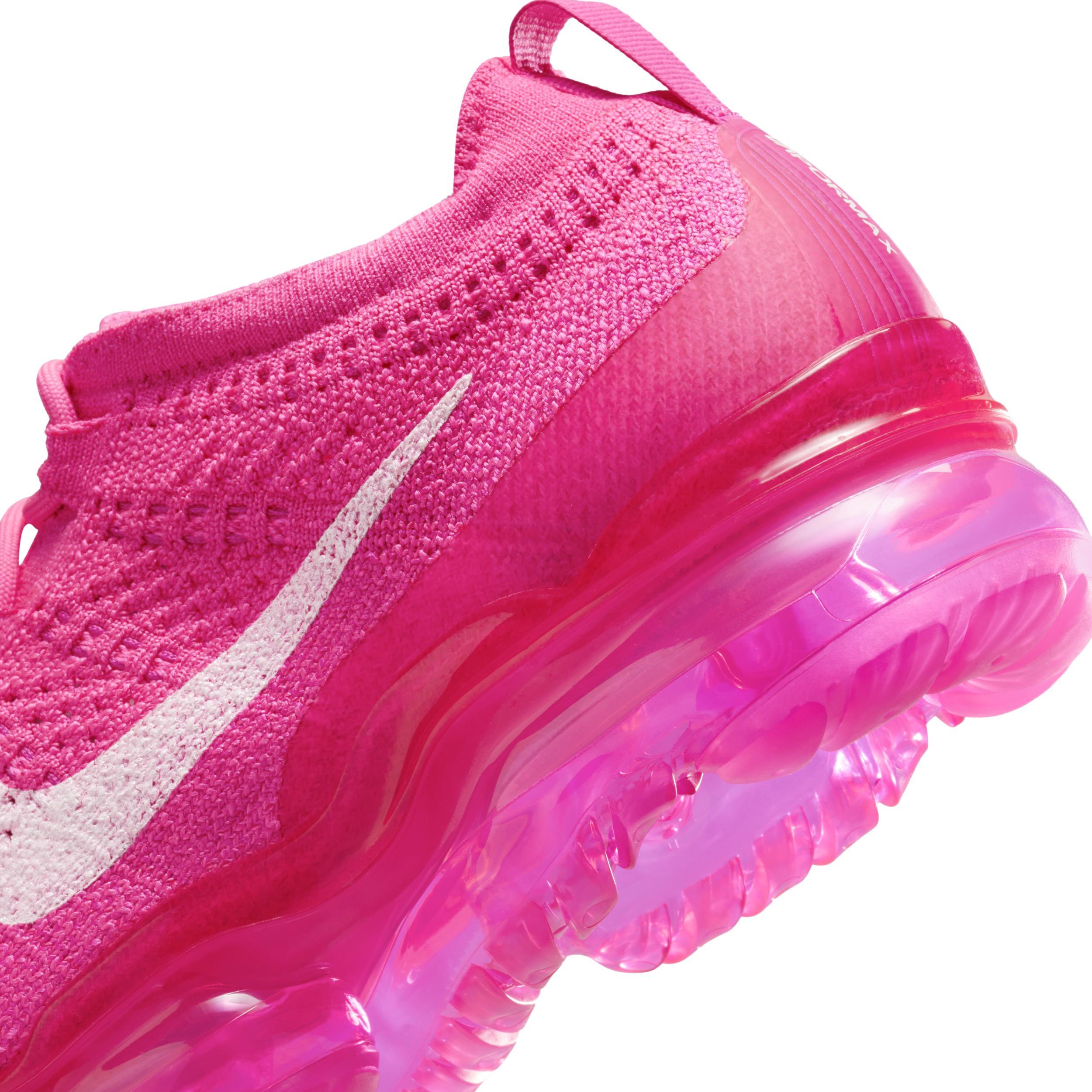 Nike Womens Air Vapormax 2023 FK - Running Shoes Hyper Pink/White/Fierce Pink Product Image